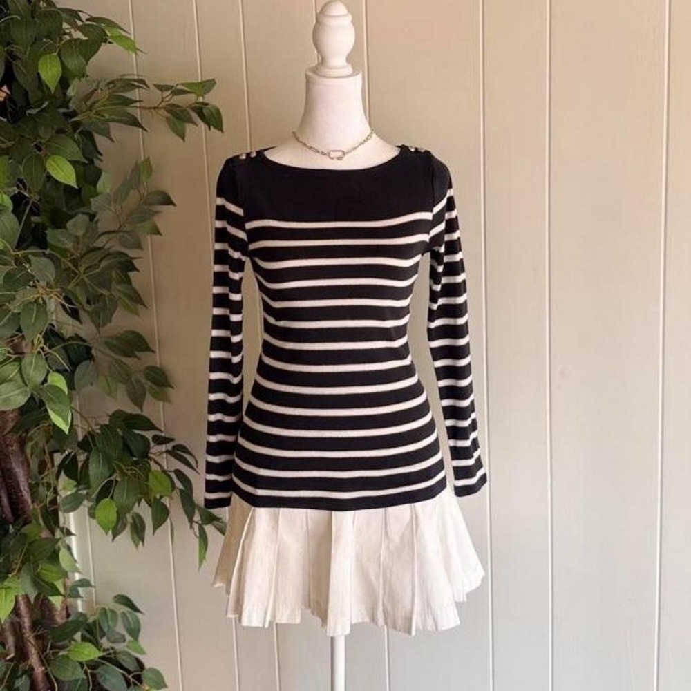 Lauren Ralph Lauren Striped Long Sleeve Pullover Top Women's Size Xs